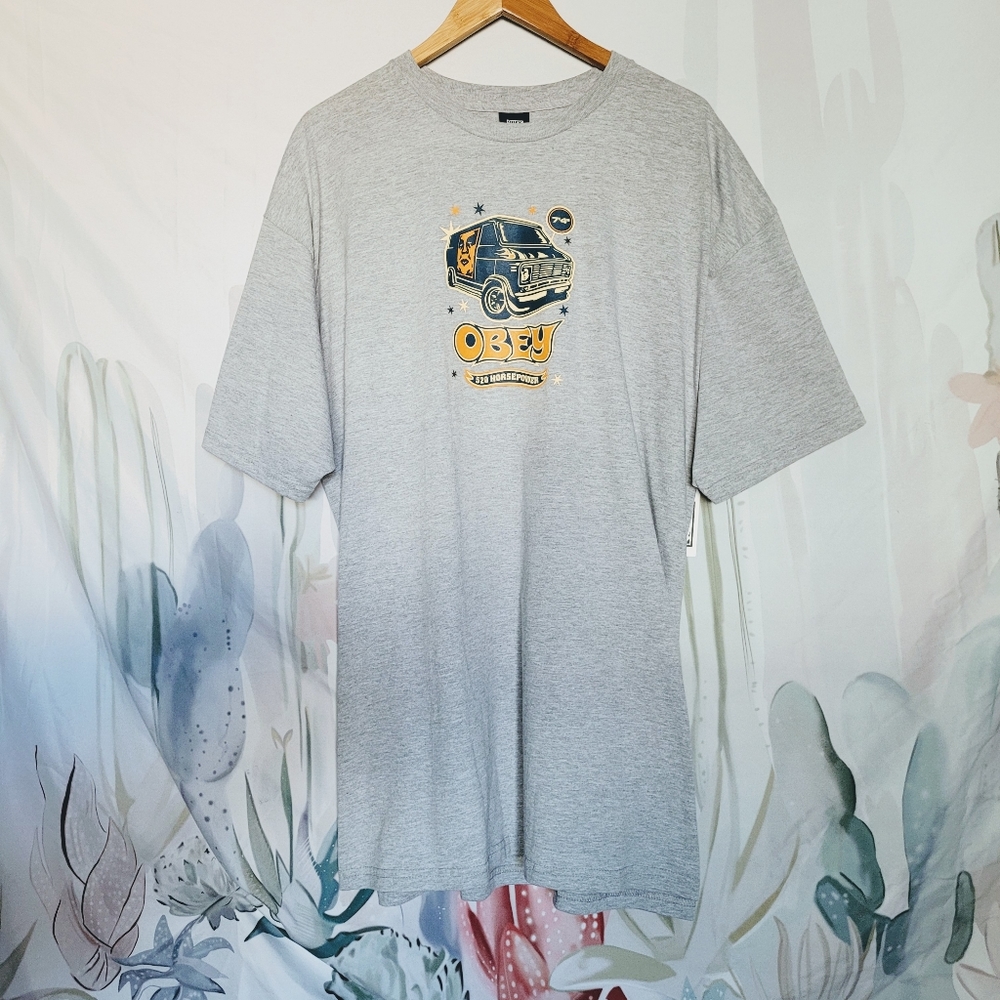 Obey Classic Crew T Shirt Size XXL